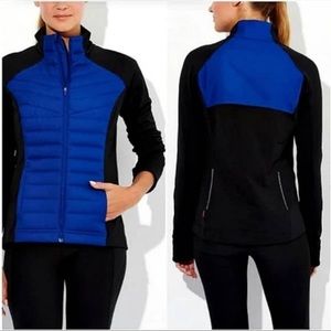 LUCY Jacket Womens S Blue Tech Goose Down Jacket. EXCELLENT condition.